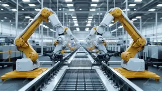 工业机器人实现智能自动化生产